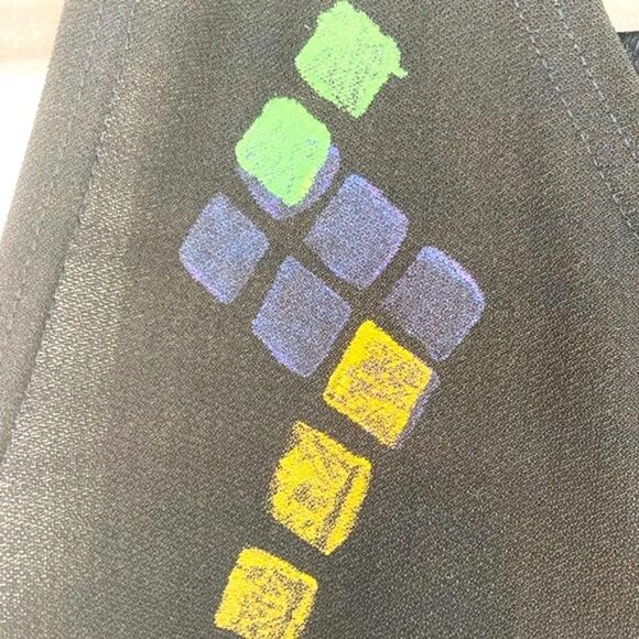 JG’s Mad Lab maxi dress w/ bright geometric artistic accents runs big💐 - Picture 4 of 12